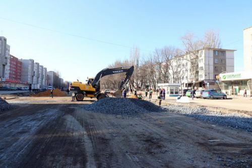 В Липецке начался второй этап реконструкции проспекта Победы