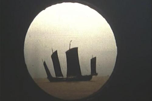 Frame from swiss sailor's super8 film
