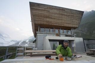 Corno Gries Hut in Ticino, over 2300 meters above sea level.