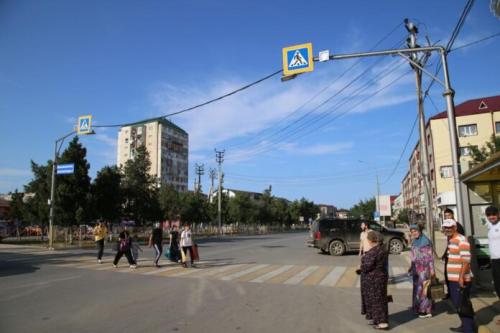 В Дербенте установили «Умный пешеходный переход»