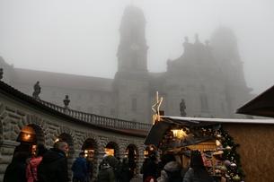 Рождественский базар в швейцарском монастыре Айнзидельн