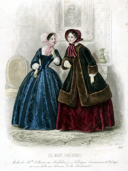 Картинка из модного журнала 1840-х гг.