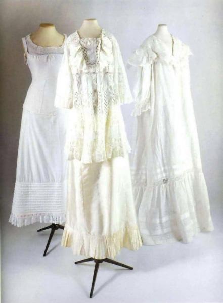 Дамские рубашки 1840-х гг.